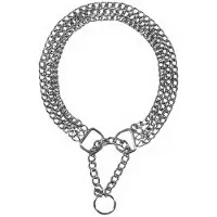 Trixie Stop The Pull Chain Collar Hopeinen 55 cm
