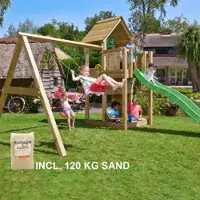 Jungle Gym Cubby Leikkitorni Täydellinen sis. Swing, Pihaleikit
