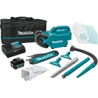 Makita Akkupölynimuri CL121DSM; 12 V; 1x4,0 Ah akku