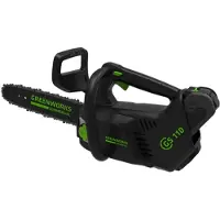 Greenworks Ketjusaha GD40TCS; 40 V; 25 cm laippa (ilman akkua ja laturia)