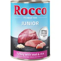 Rocco Junior kalkkuna & vasikansydän + siipikarja & kanansydän koiranruoka