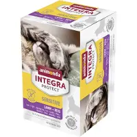 Animonda Integra 12x100g Adult Sensitive lammas & riisi Animonda Integra Kissanruoka