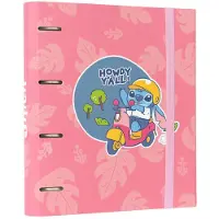 Disney Stitch 4-ring Binder Monivärinen