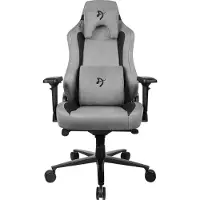 AROZZI Vernazza Supersoft, kangasverhoiltu pelituoli, musta/harmaa