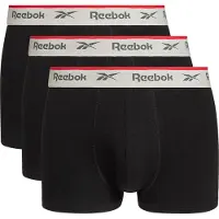 Reebok Urheilualushousut 'Ovett' basaltinharmaa / vaaleanharmaa / punainen / musta