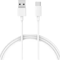 Xiaomi Mi USB Tyyppi-C - Tyyppi-A Kaapeli BHR4422GL - 1m - Valkonen