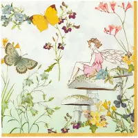 Talking Tables Truly Fairy -paperilautasliinat (13 tuumaa) syntym p iv juhliin tai teekutsuille, moniv riset (20 kpl)