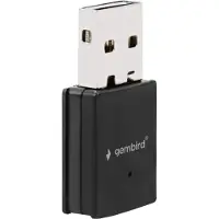 Gembird WNP-UA300-01, Langaton, USB, WLAN, Musta