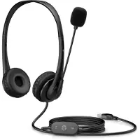 HP :n stereo-USB-kuuloke G2 langallinen pääpanta Toimisto/puhelukeskus Musta
