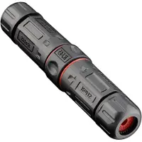 Goobay Suojattu FTP Cat6 RJ-45 Coupler -jatkoliitin ulkokäyttöön, vesitiivis IP68, musta