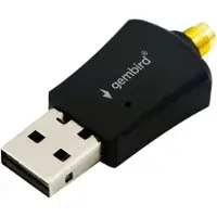 Gembird WNP-UA300P-02, USB, WLAN, Wi-Fi 4 (802.11n), 300 Mbit/s
