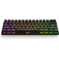 SteelSeries Speltangentbord - AZERTY - - Apex Pro Mini Wireless FR - Utan numerisk knappsats - Bakgrundsbelyst - Svart