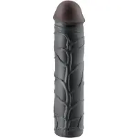 Fantasy X-Tensions - X-TENSION Mega 3 - realistinen penisjatke (22,8 cm, musta)