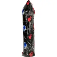 All Black Anal Dildo 24 cm