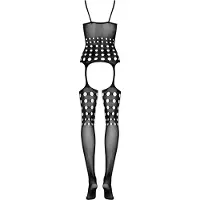 Obsessive Fabulous Bodystocking - Black - One size