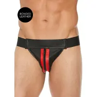 Ouch! Seksikkäät miesten alushousut Ouch! , musta / punainen, L/XL