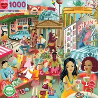Eeboo Puzzle 1000 Pcs - Berlin Life - Multi/patterned - ONE SIZE