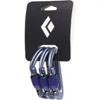 Black Diamond LiteForge Screwgate 3 Pack Gray Kiipeilyvarusteet One Size
