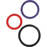 ToyJoy Stud Rings -penisrengas, 3 kpl.