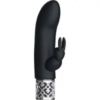 Royal Gems Dazzling Rechargeable Silicone Bullet Black