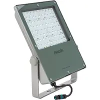Philips LED Valonheitin Coreline BVP130 Harmaa 164W 21320lm 52x102D - 740 Kylmä Valkoinen | IP66 - Epäsymmetrinen | Vedenkestävä
