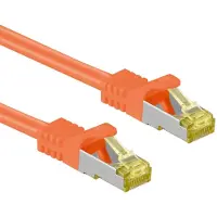 Goobay RJ45 patch-kaapeli S / FTP (PiMF), raakakaapelilla CAT 7,
