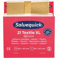 Cederroth Salvequick -iso kangaslaastari, 6 x 21 kpl