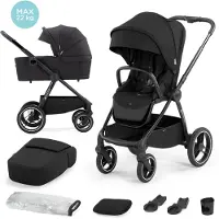 Kinderkraft Lastenrattaat - 2In1 Nea Midnight Black