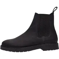 Selected Slhtim Suede Chelsea Boot B - Black - 45
