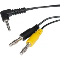 E-Stim Lyhyt Johto 4 mm - Black
