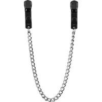 Mister B Pinch Battery Clamps Adjustable with Chain Black - Mixed colours