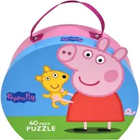 Pipsa Possu Peppa Pig - Teddy Puzzle Suitcase - Multi/patterned - ONE SIZE