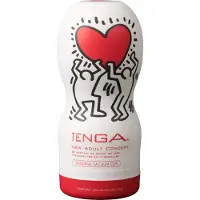 Tenga x Keith Haring Original Vacuum Cup Masturbaattori - White