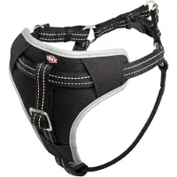 Trixie - Autovaljaat Dog Protect, S/M: 40-55 cm/17 mm, musta (uusi karabiini). - Koirat - Koiran kuljetushäkit ja -laukut - Turvaritilä ja Autovaljaat