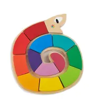 Tender Toys | Puupalapeli, 12 palaa - Värikäs käärme