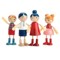 Tender Leaf Toys nukkeperheen nukkekotisarja 4 osaa