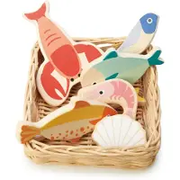 Tender Leaf Toys Seafood Basket - Multi/patterned - ONE SIZE