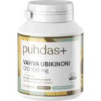 Puhdas+ Ubikinoni Q10 100 mg + C-vit. 60 vegekaps