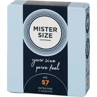 Mister Size Kondomit Mister, koko 57 mm, 3 kpl