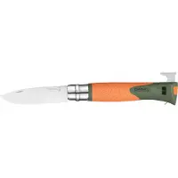 Opinel No 12 Explore Veitset koko 10 cm väri orange/green