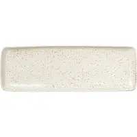 Broste Copenhagen Nordic Vanilla lautanen suorakulmainen 12,5x35 cm Cream with grains