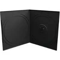 MediaRange BOX10, DVD-kotelo, 1 levyt, Musta, Muovi, 120 mm, 125 mm