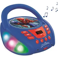 Spider-man Bluetooth 5.0 LED-Valo CD-Soitin Lapsille