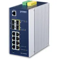 Planet IGS-12040MT verkkokytkin Hallittu L2+ Gigabit Ethernet (10/100/1000) Sininen, Valkoinen (IGS-12040MT)