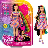 Barbie Totally Hair - Sydän-aiheinen nukke (HCM90)
