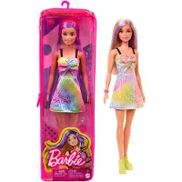 Mattel Barbie Fashionistas nukke - värikäs mekko