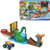 Hot Wheels - Monster Trucks Swamp Chomp Playset (HGV14)
