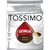 Gevalia | Dark - 16 kapselia Tassimo-koneisiin