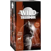 Wild Freedom 6x200g Adult Deep Forest peura+kana kissanruoka viljaton märkäruoka