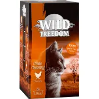 Wild Freedom 6x200g Adult Wide Country kana kissanruoka märkä viljaton